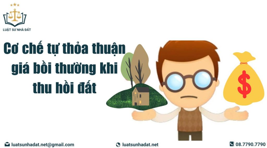 tự thỏa thuận bồi thường đất