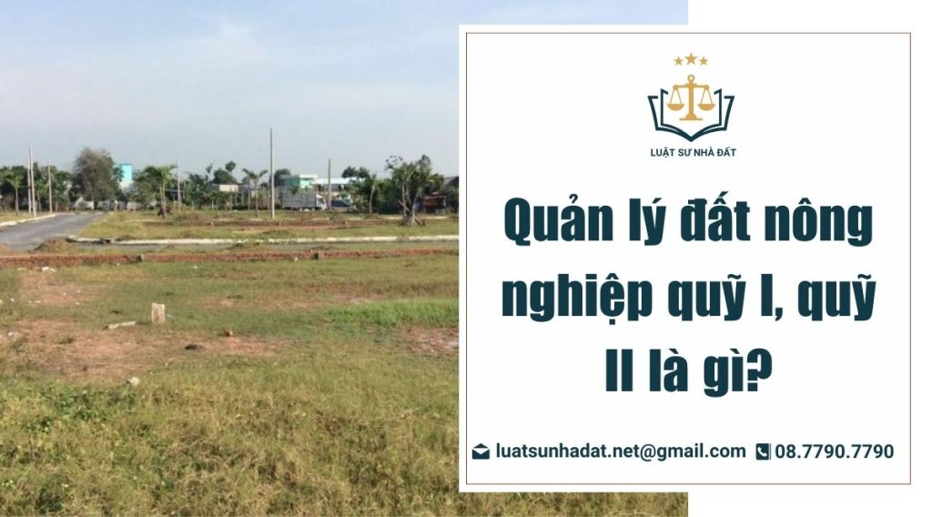 quản lý đất nông nghiệp là gì