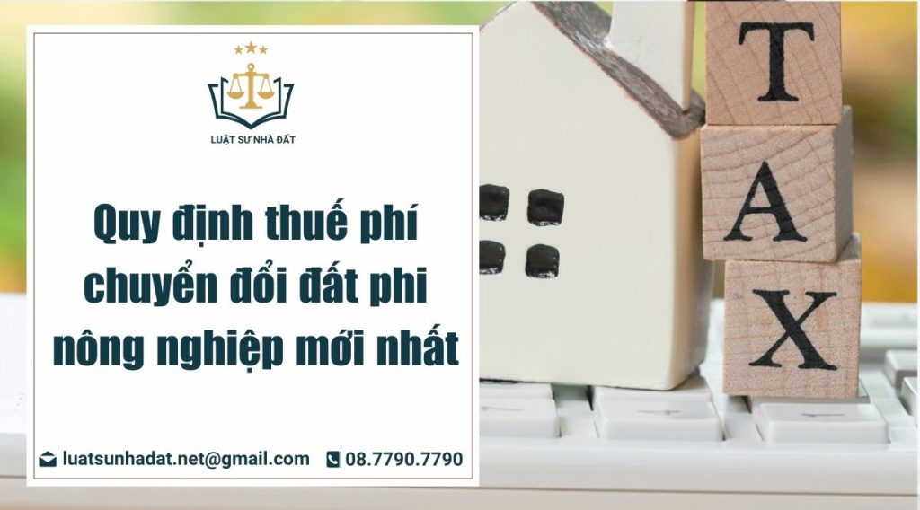 thuế chuyển đổi đất phi nông nghiệp