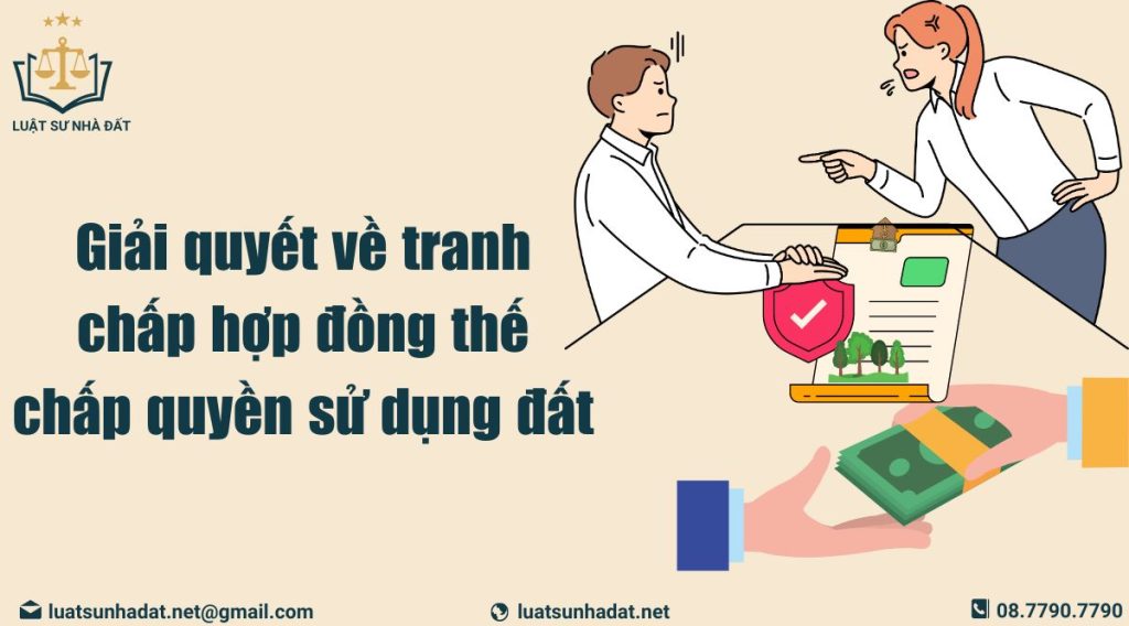 tranh chấp hợp đồng thế chấp quyền sử dụng đất
