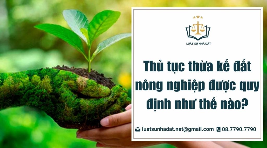 thủ tục thừa kế đất nông nghiệp
