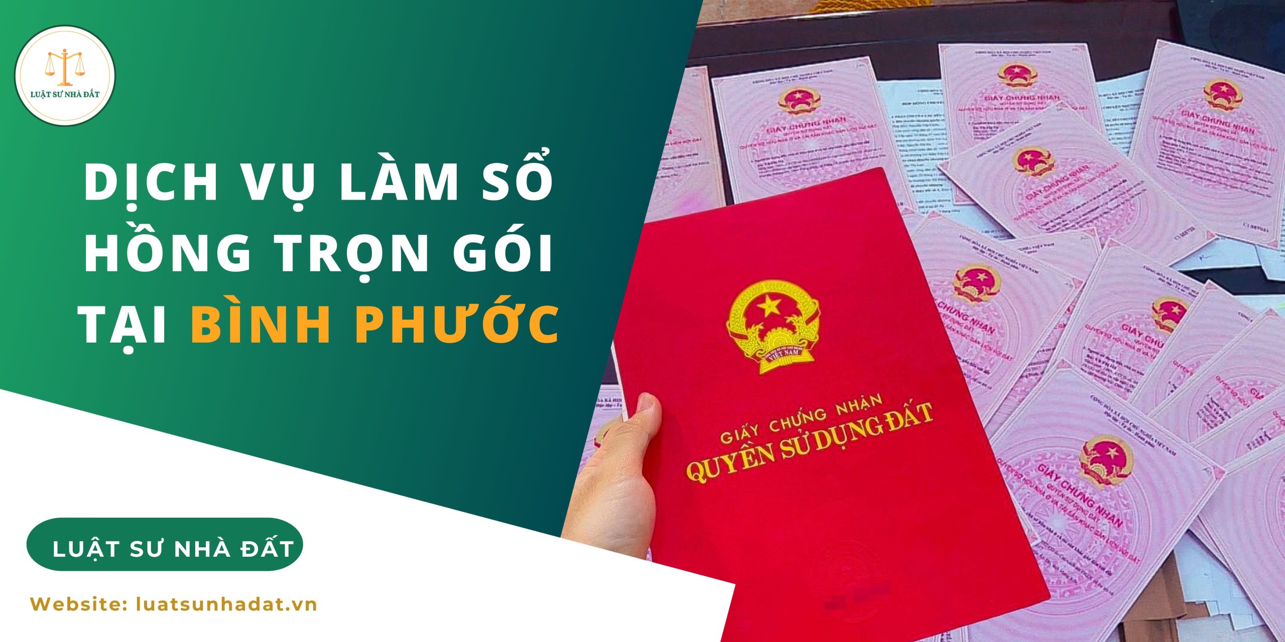 Dịch vụ làm sổ hồng trọn gói tại Bình Phước