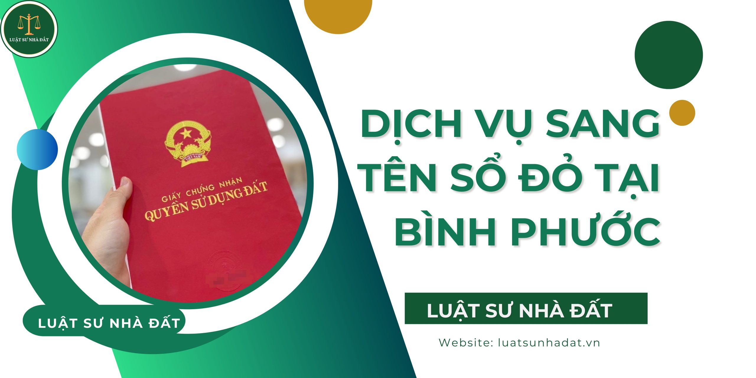 Dịch vụ sang tên sổ đỏ tại Bình Phước