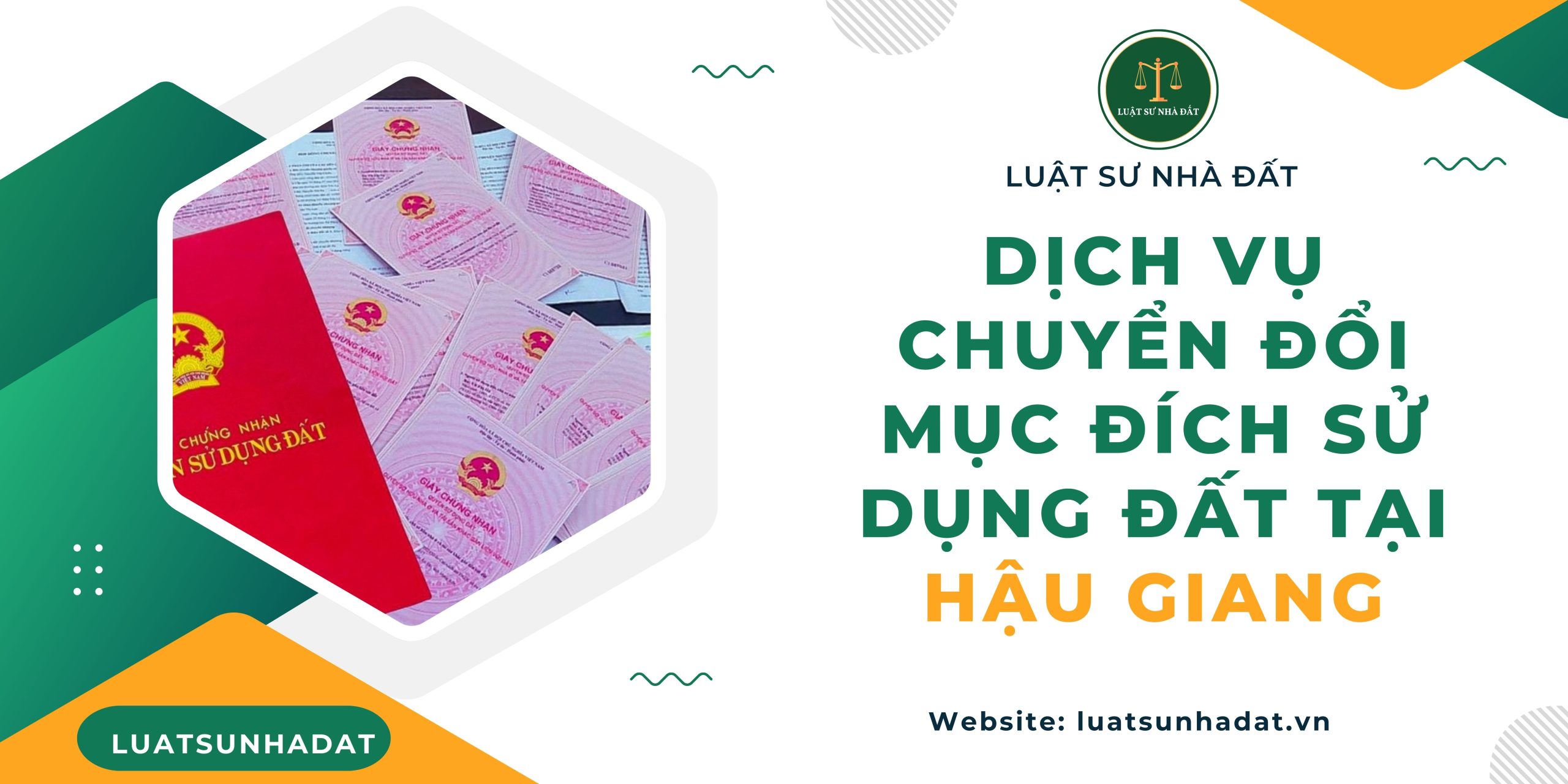 Dịch vụ chuyển đổi mục đích sử dụng đất tại Hậu Giang