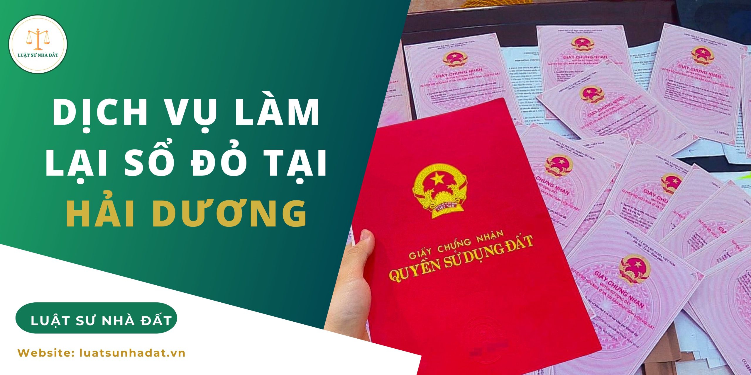 Dịch vụ làm lại sổ đỏ tại Hải Dương