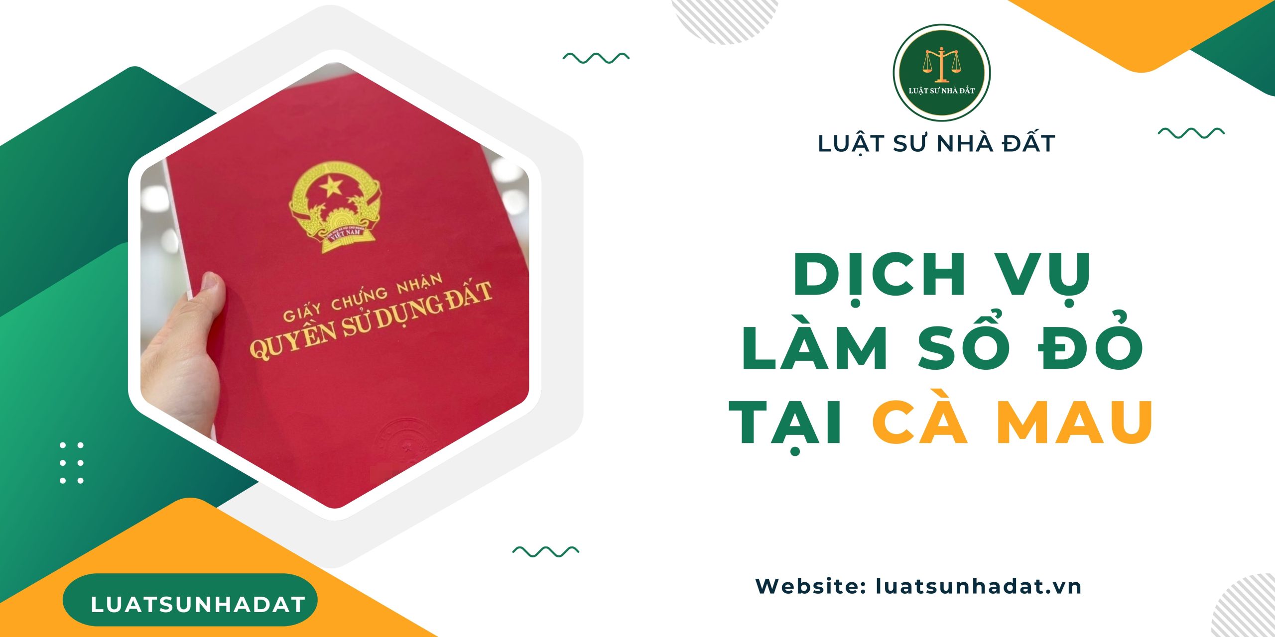 Dịch vụ làm sổ đỏ tại Cà Mau