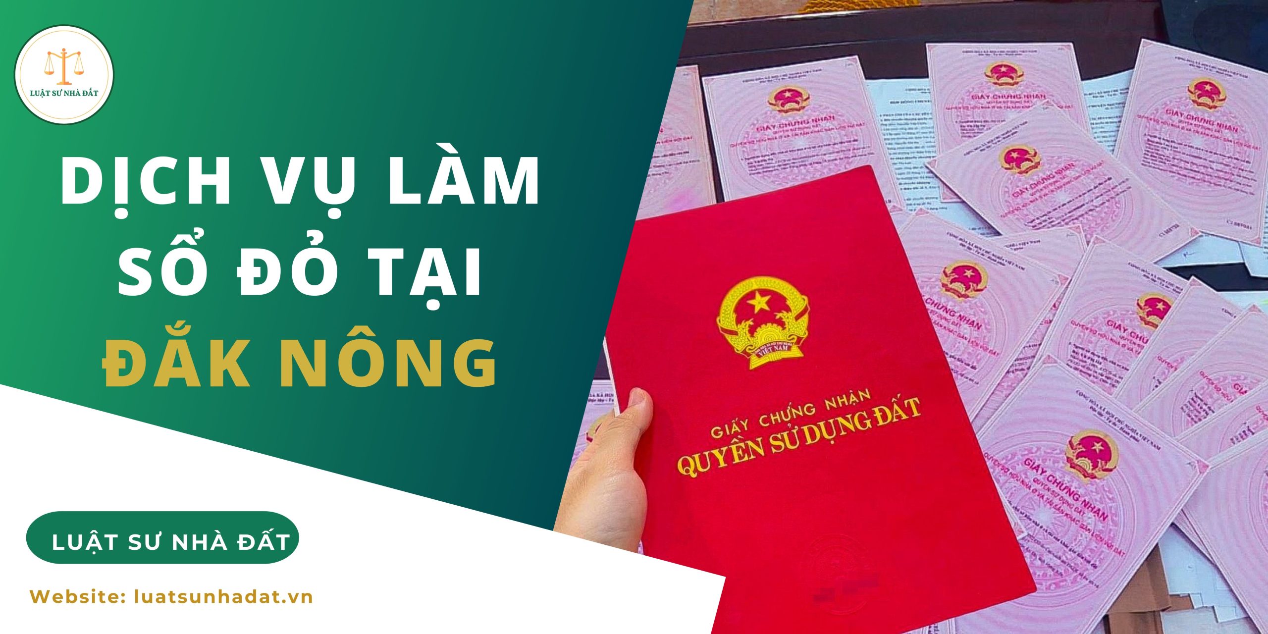 Dịch vụ làm sổ đỏ tại Đắk Nông