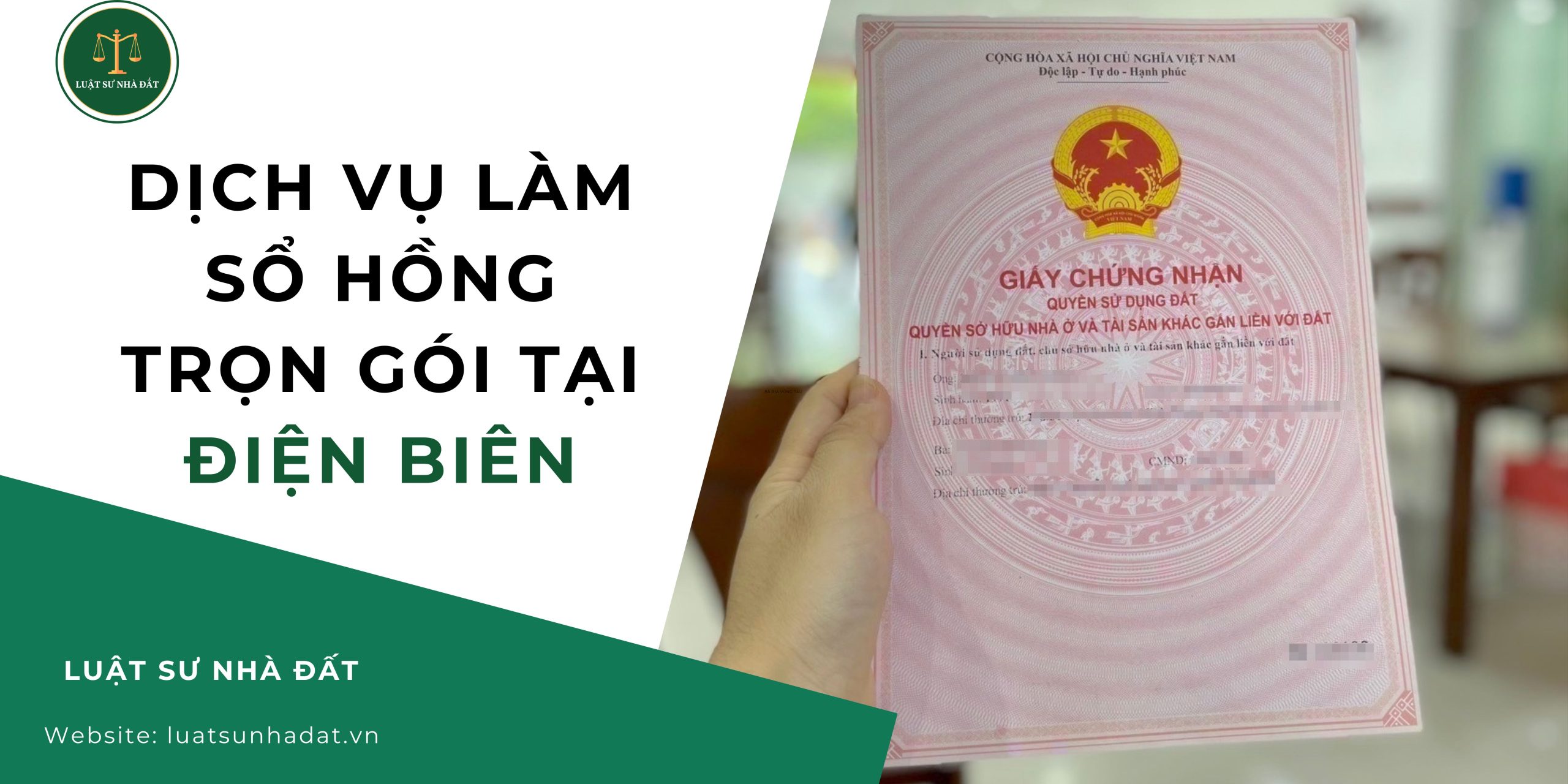 Dịch vụ làm sổ hồng trọn gói tại Điện Biên