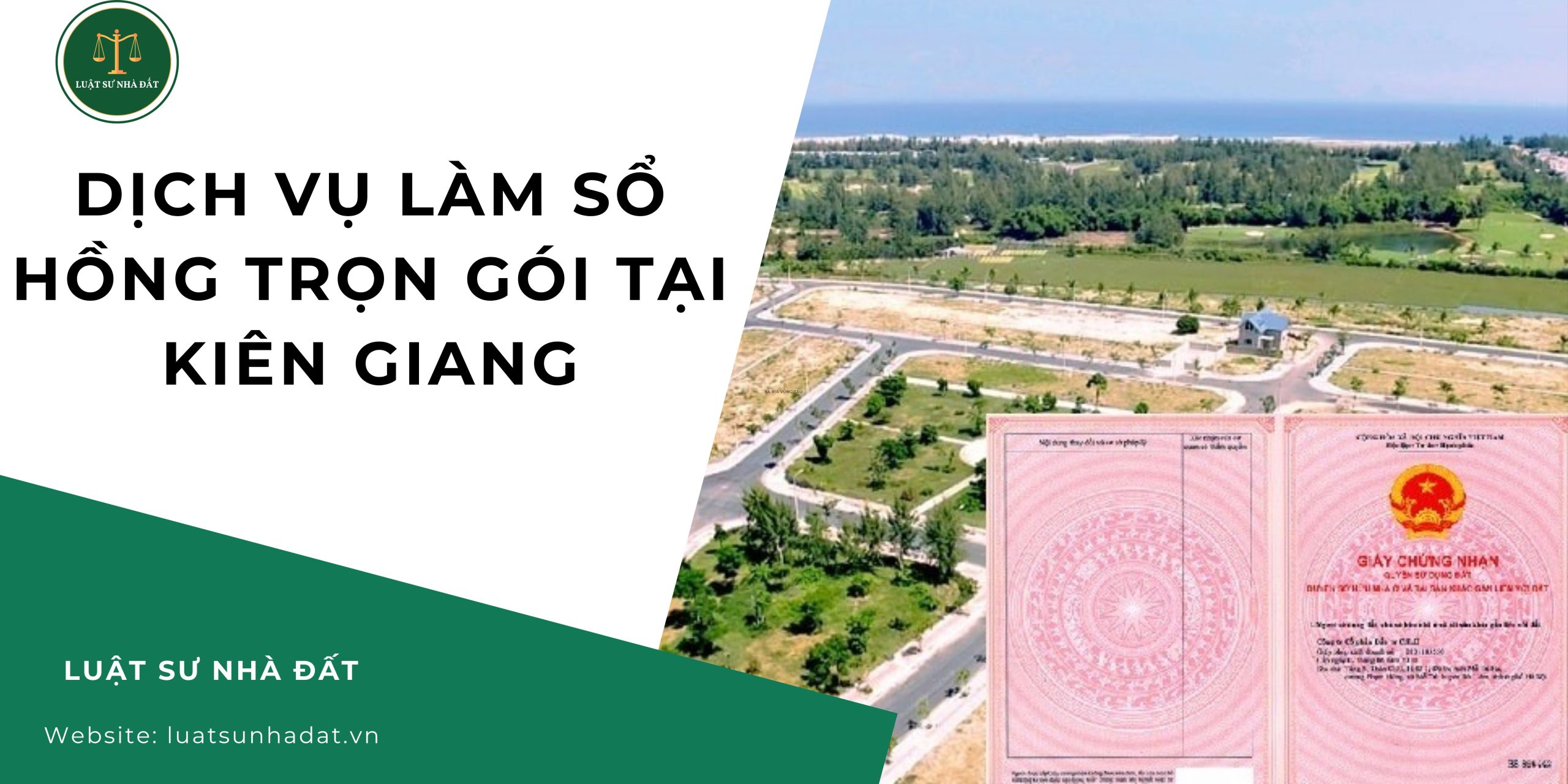 Dịch vụ làm sổ hồng trọn gói tại Kiên Giang