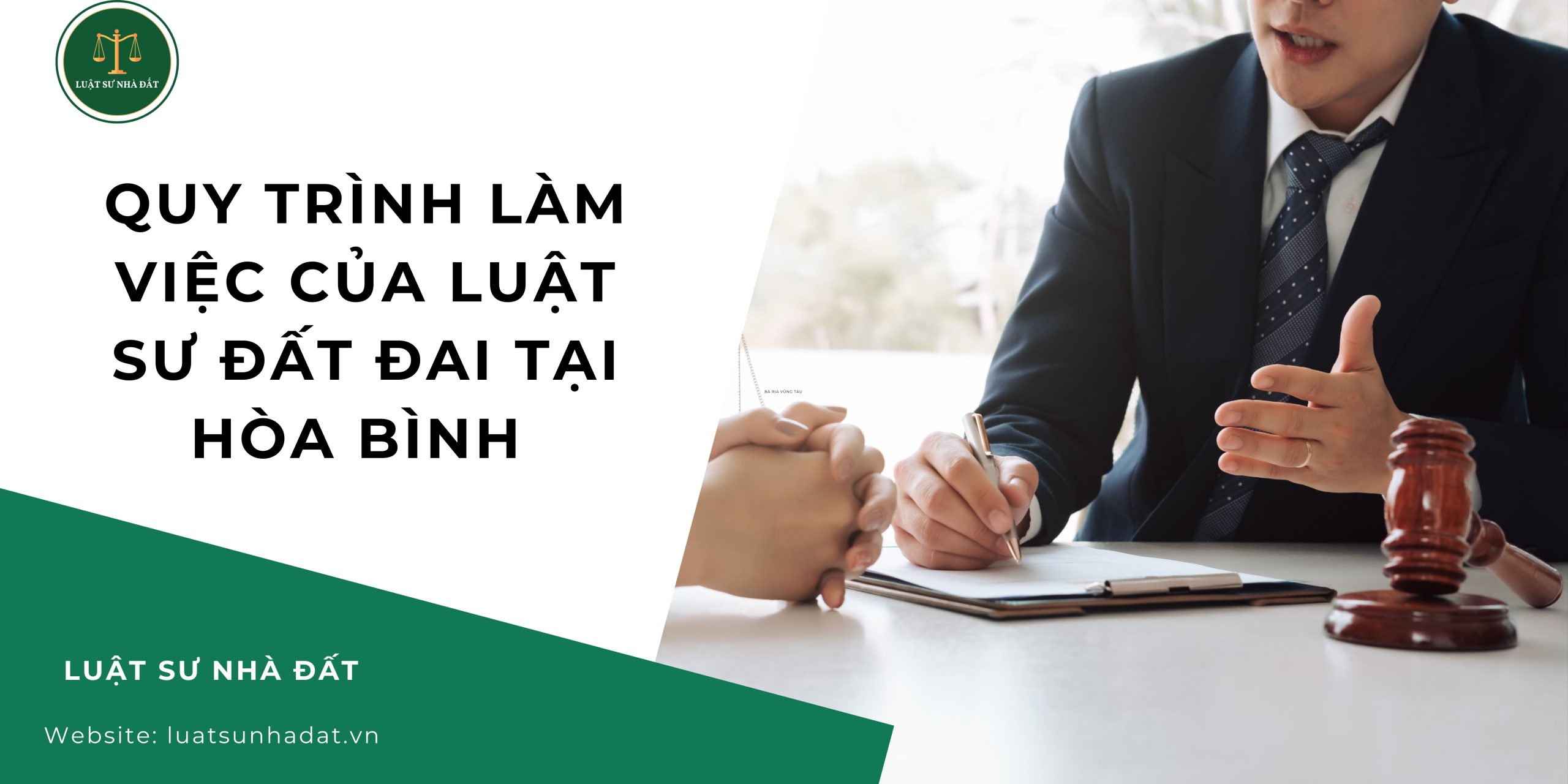 Quy trình làm việc của luật sư đất đai tại Hòa Bình 