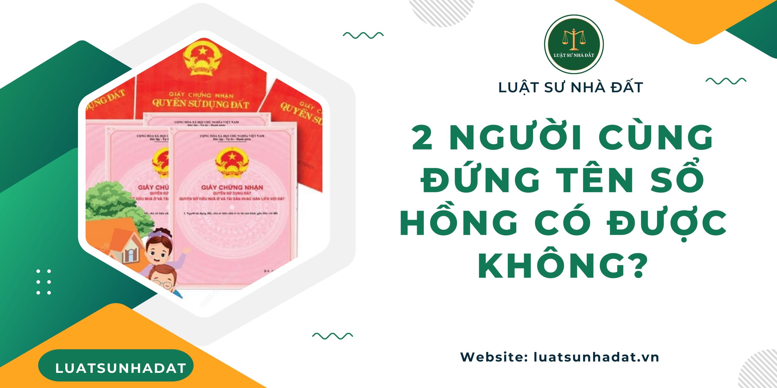 2 người cùng đứng tên sổ hồng có được không?
