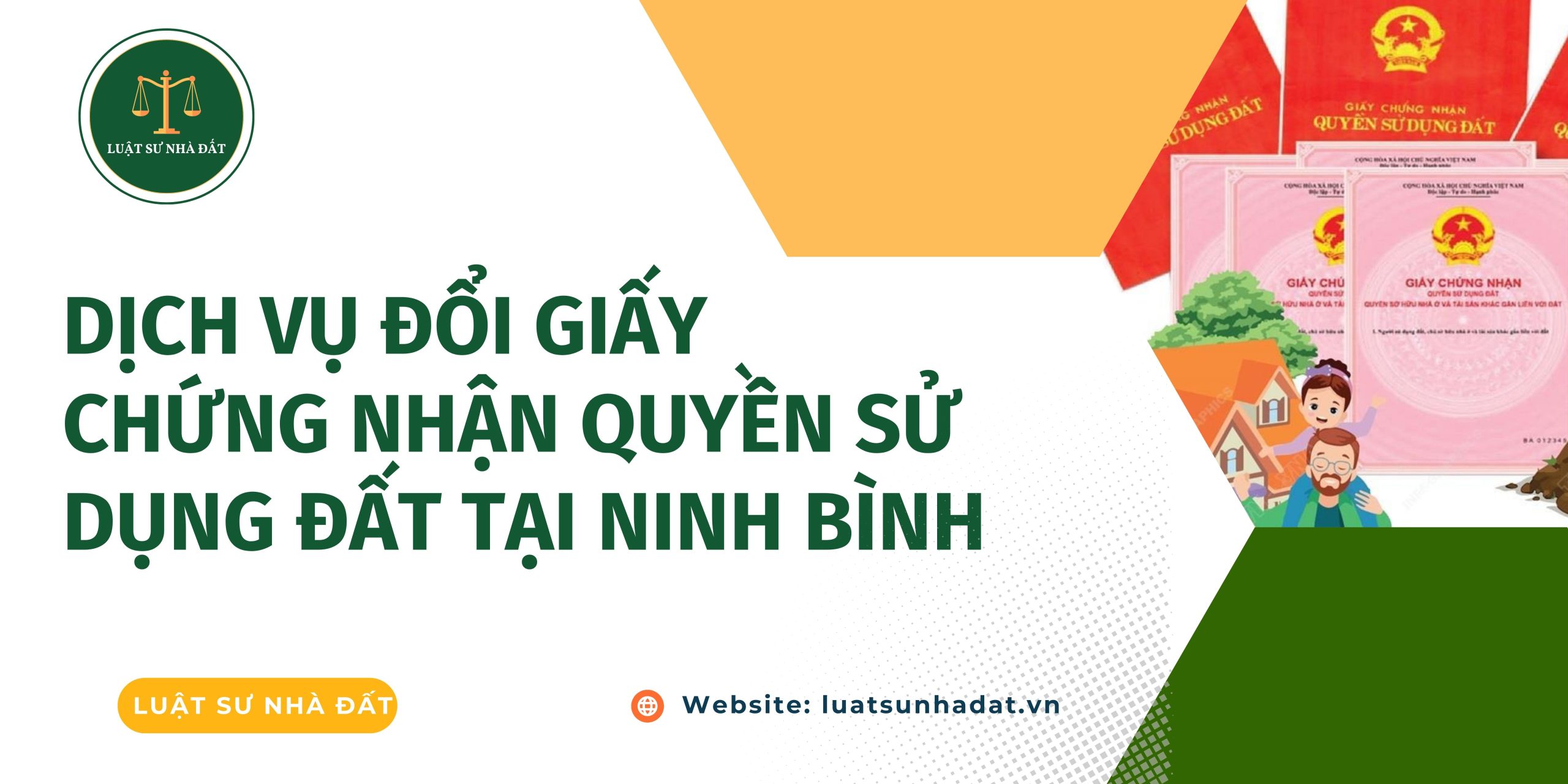 Dịch vụ đổi giấy chứng nhận quyền sử dụng đất tại Ninh Bình