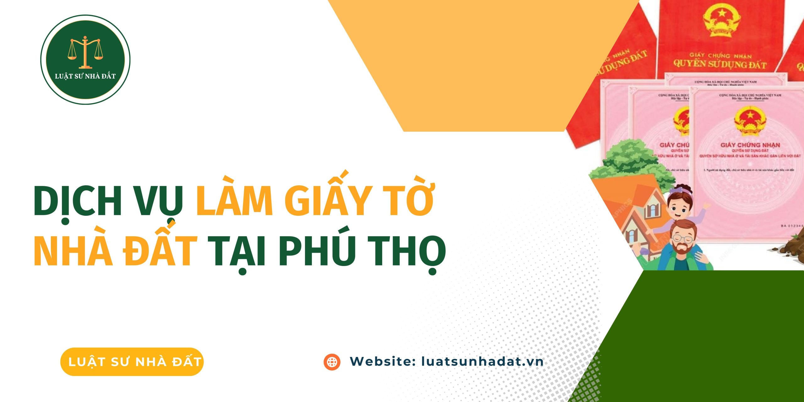 Dịch vụ làm giấy tờ nhà đất tại Phú Thọ