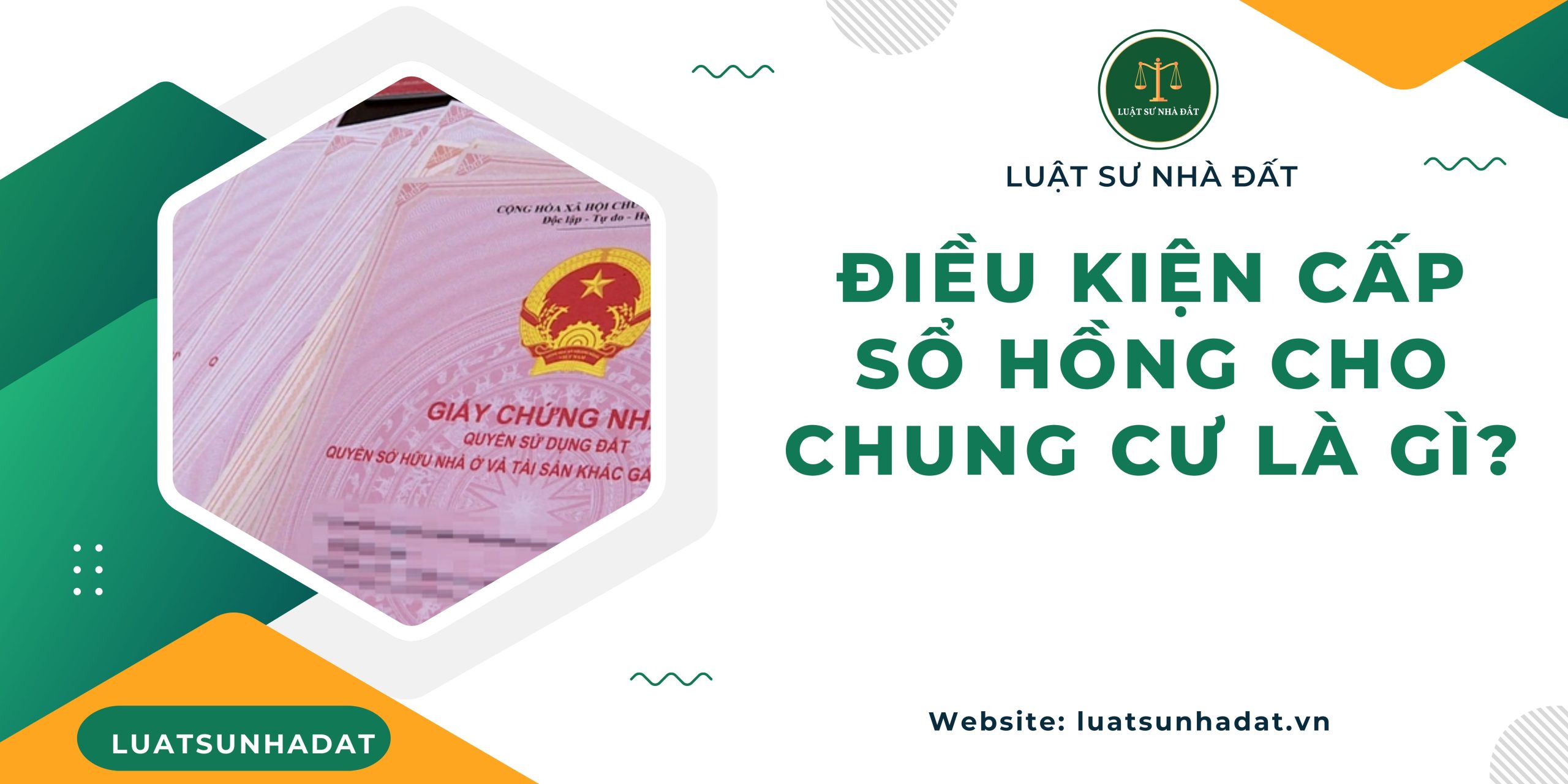 Điều kiện cấp sổ hồng cho chung cư là gì?