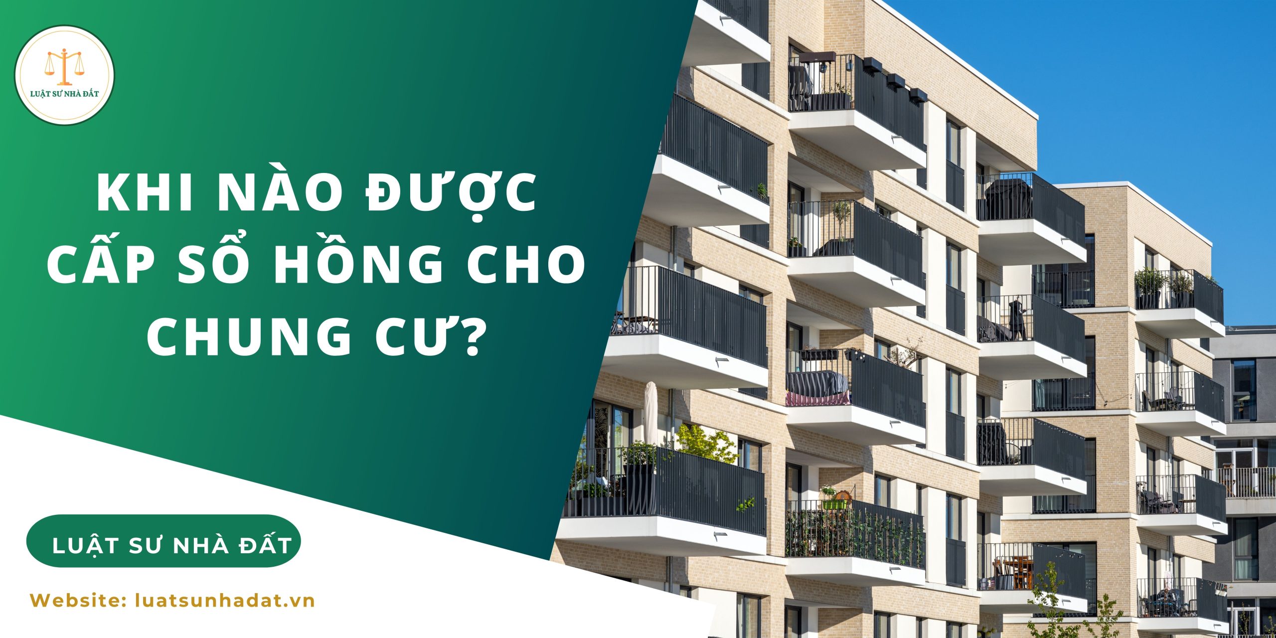 Khi nào được cấp Sổ hồng cho chung cư?