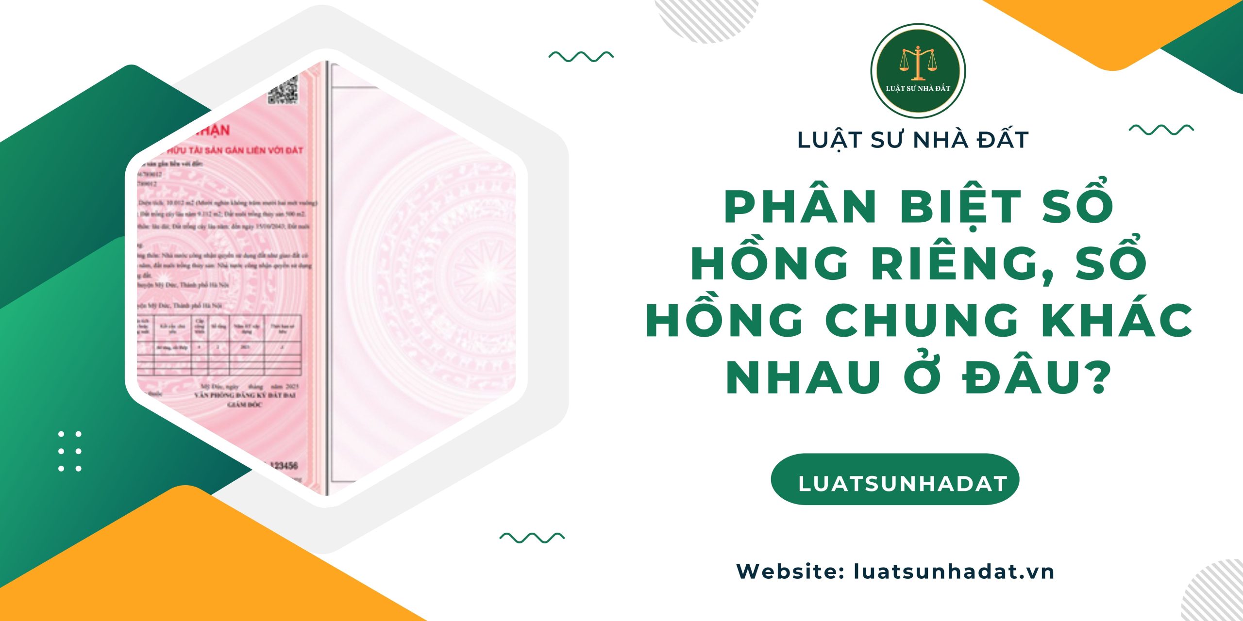 Phân biệt sổ hồng riêng, sổ hồng chung khác nhau ở đâu?