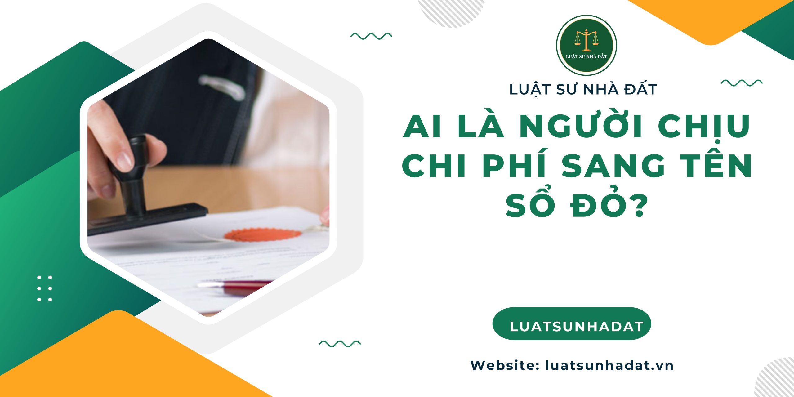 Ai là người chịu chi phí sang tên sổ đỏ