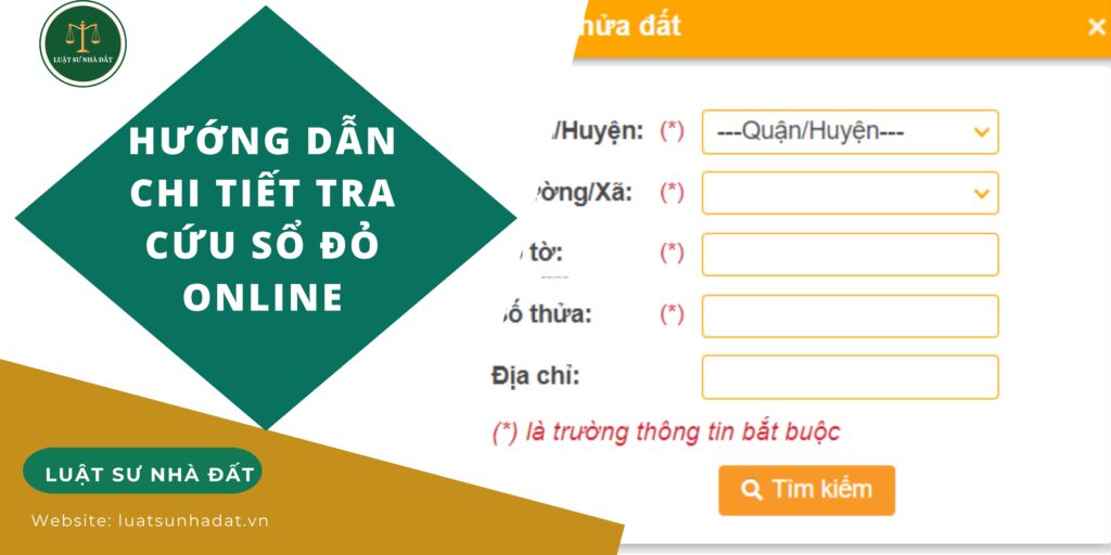Hướng dẫn chi tiết tra cứu sổ đỏ online