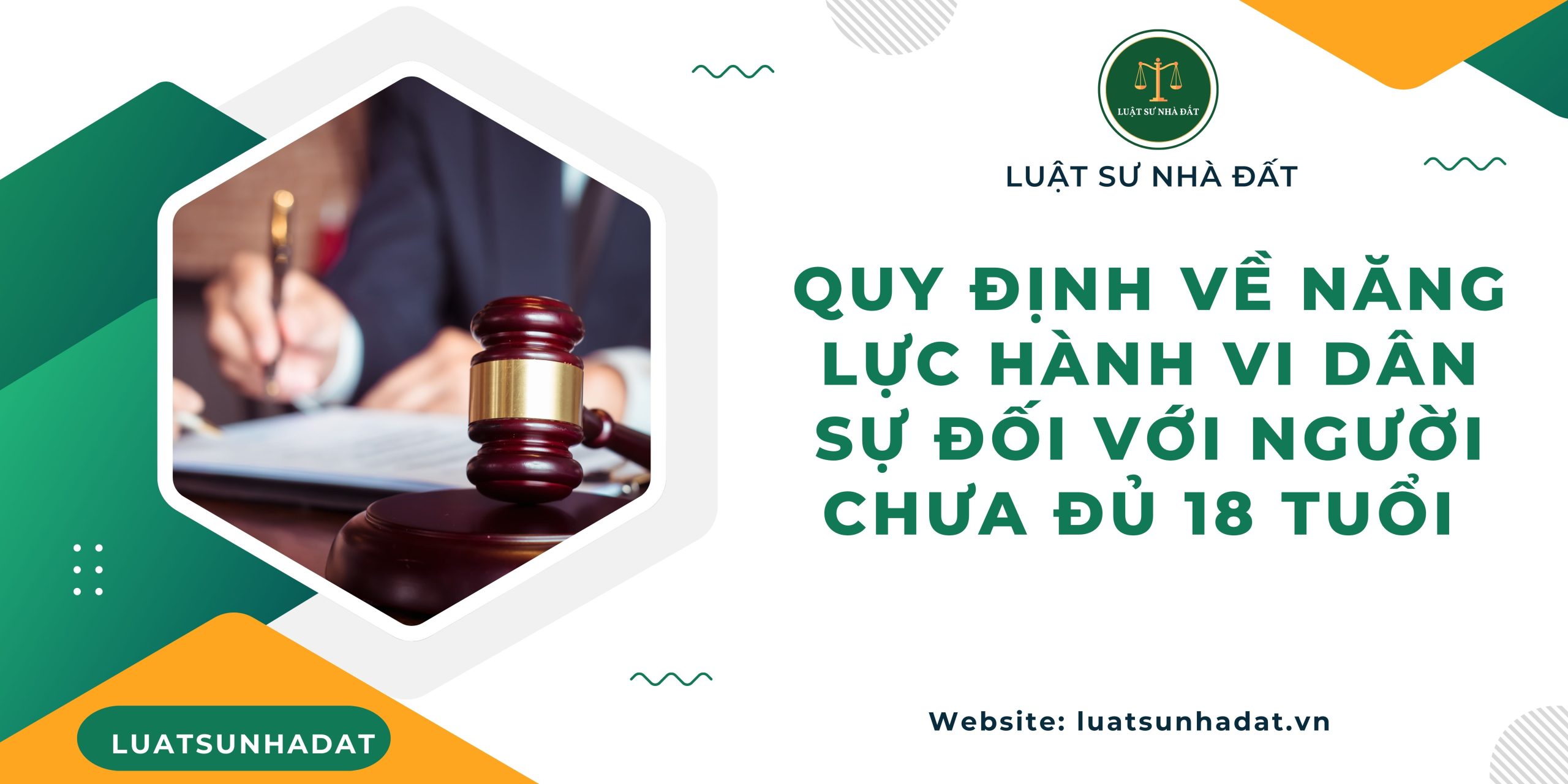 Quy định về năng lực hành vi dân sự đối với người chưa đủ 18 tuổi